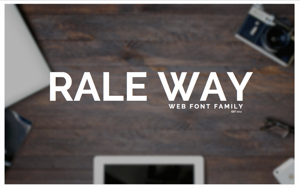 Raleway Font Family