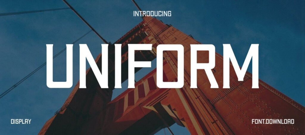 Uniform Font Family