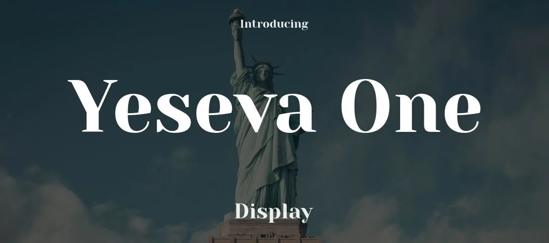 Yeseva One Font Family font önizleme
