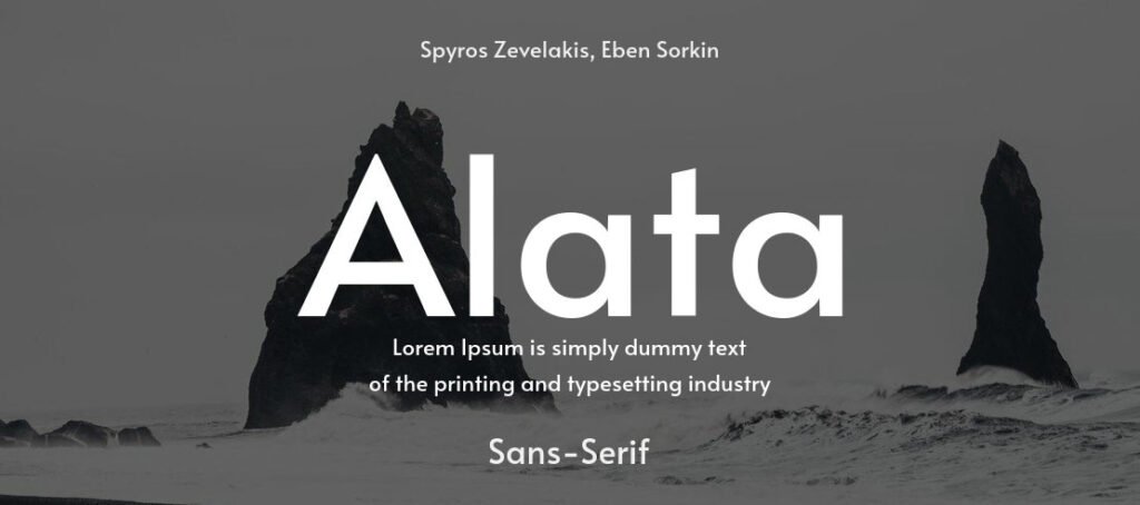 Alata Font