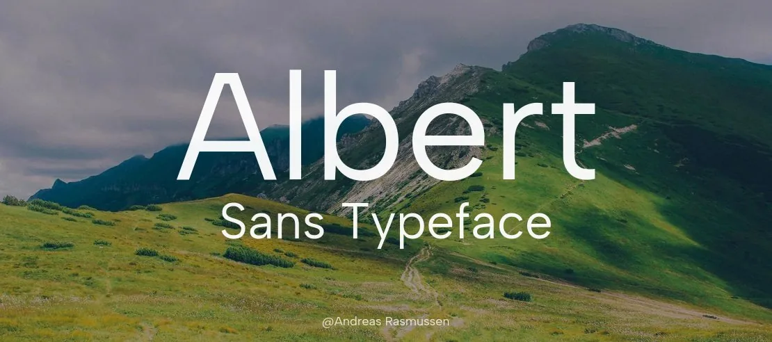 Albert Sans Font font önizleme