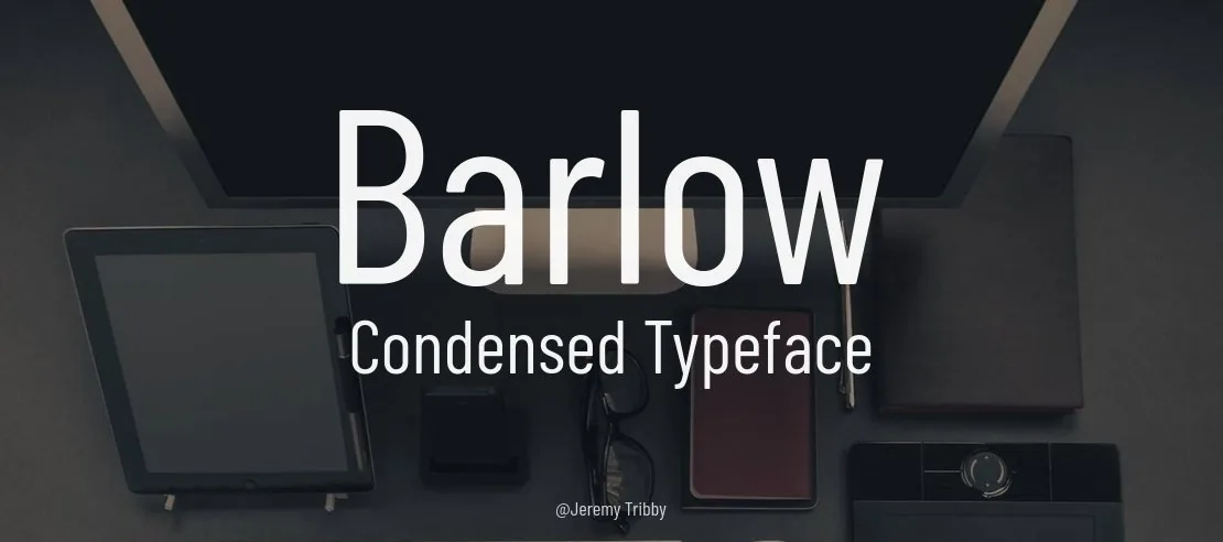 Barlow Condensed Font Family font önizleme