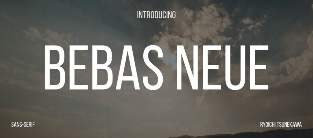 Bebas Neue Font Family