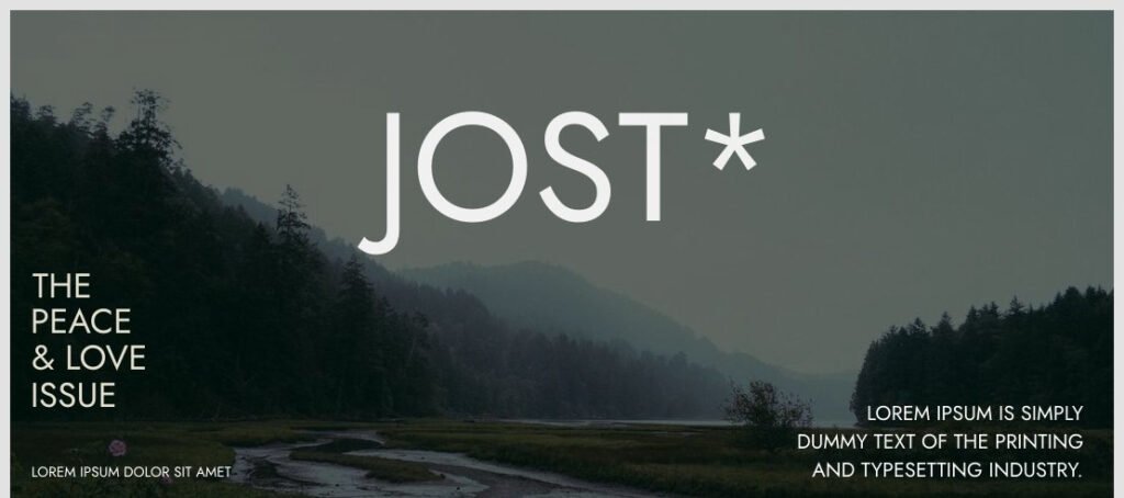Jost Font Family
