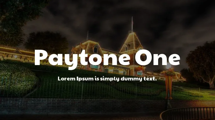 Paytone Font Family font önizleme