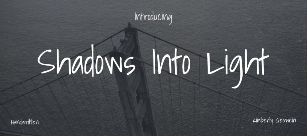 Shadows Into Light Font Family