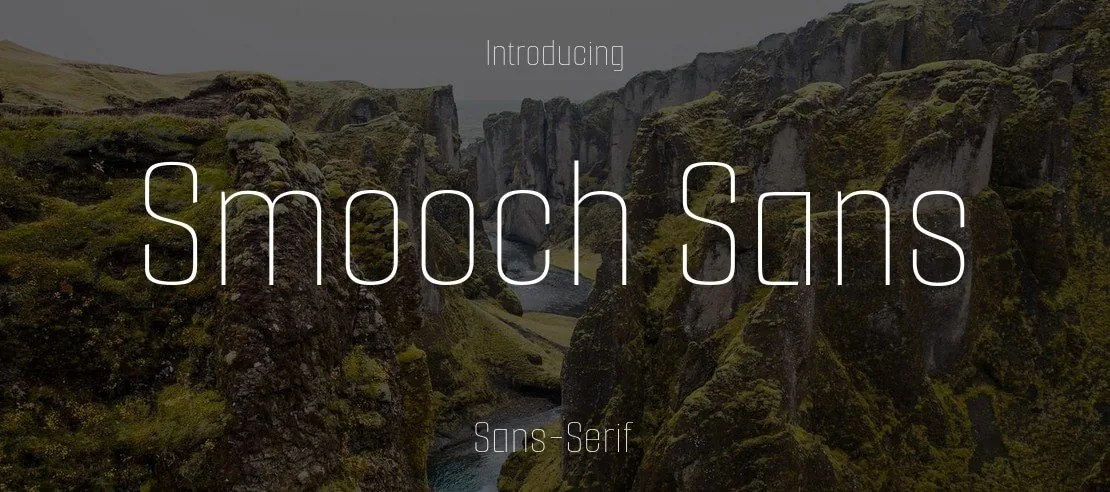 Smooch Sans Font Family font önizleme